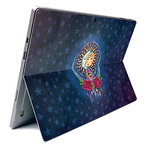 Image of MightySkins Carbon Fiber Skin for Microsoft Surface Pro 7 - Star Child | Textured Carbon Fiber Finish | Easy to Apply, Remove, and Change Styles | Made in The USA
