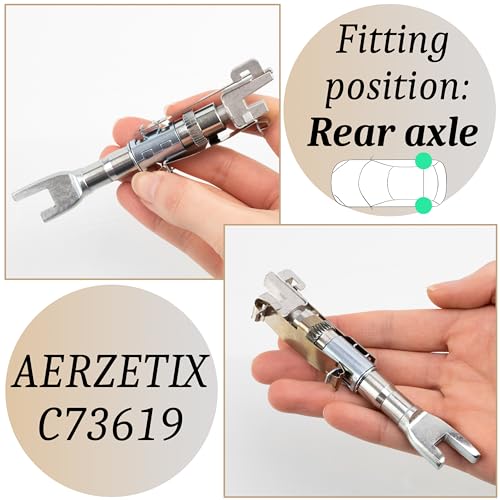 AERZETIX - C73619 - Nachsteller, Trommelbremse - Montage Seite Hinterachse - kompatibel mit Fiat Citroën Peugeot - OE-Nummern 4310.82, 7368325, 9949460