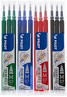 Pilot Frixion Ball Rollerball Pen - 4 Refills Sets of 3 (1 Assorted)