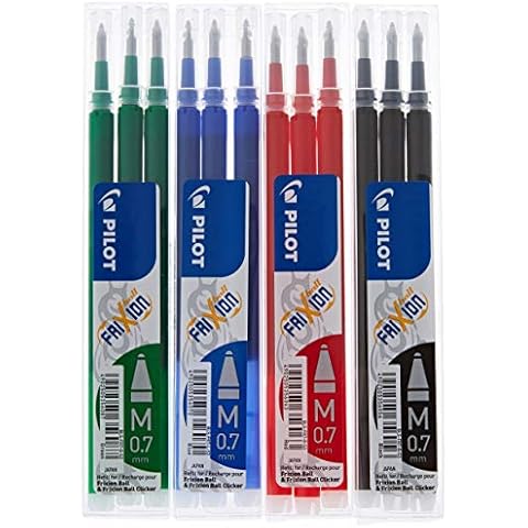 Piloto Frixion Ball Rollerball - 4 Ersatzminensets 3 Piezas Cover