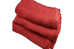 1000PCS Red Flushed Industrial Shop Towels Mechanics Grade Mechanic Rags
