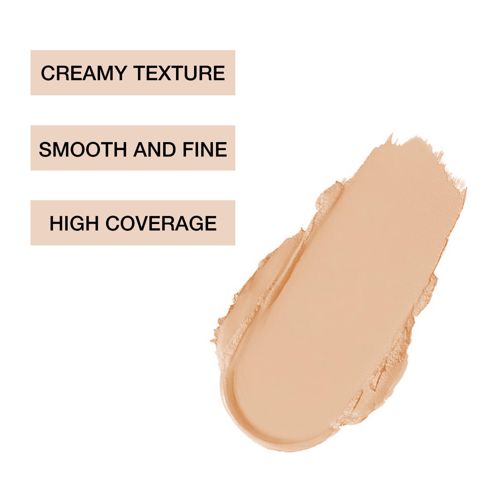 GEUUFEA Full Coverage Concealer with Brush, Dual Ended Foundation Makeup Stick, Long Lasting and Waterproof, Hydrating Lightweight Concealer Pencil for a Flawless Look