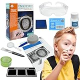 Detective Fingerprint Lab Kit for Kids, Investigation Toys Gifts - Fun Science Experiments, STEM Educational Toys Gift for 6-12 Year Old Boys & Girls