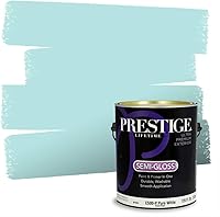 Vista 149 de Prestige Paints. - Base y pintura para exteriores en un solo galón, 1 galón. plano, comparable con Sherwin Williams Topsail.
