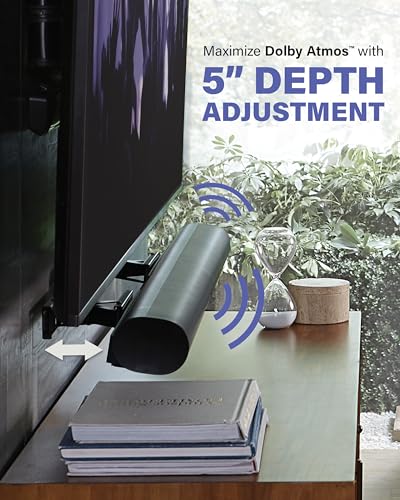 SANUS TV-Halterung für Sonos Arc Soundbar, Höhe und Tiefe verstellbar für Dolby Atmos, universell kompatibel mit SANUS und Anderen TV-Halterungen, einfache Montage, OSSATM – Bild 4