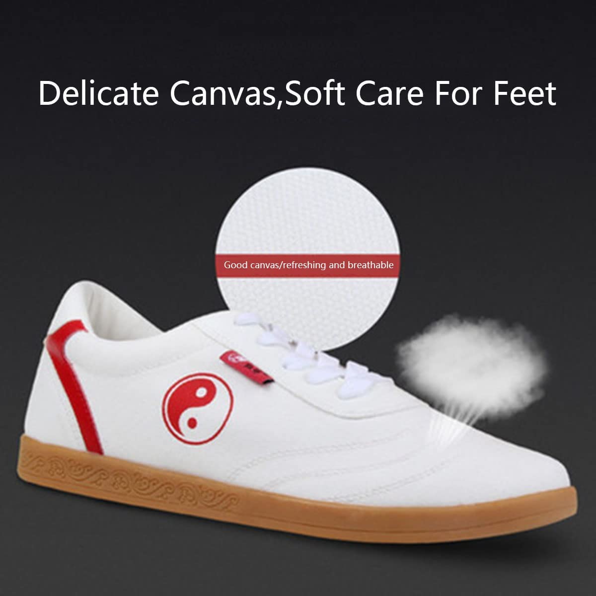 Buty Taekwondo, Kung Fu Taichi Lekkie buty Tai Chi Płótno Buty do sztuk walki Buty Kung Fu Buty Chi Kung Buty do sportów walki Buty bokserskie Oxford Podeszwa outdoorowa Sprzęt do Kung Fu (kolor: B, rozmiar