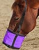 Harrison Howard Horse Muzzle Feed Bag Nylon Mesh Grain Feed Bag with Padded Neck Strap Adjustable Belt Purple Medium #5