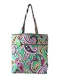 Vera Bradley Tote with Solid Color Interior (Updated Version) in Tutti Frutti with Solid Pink Interior