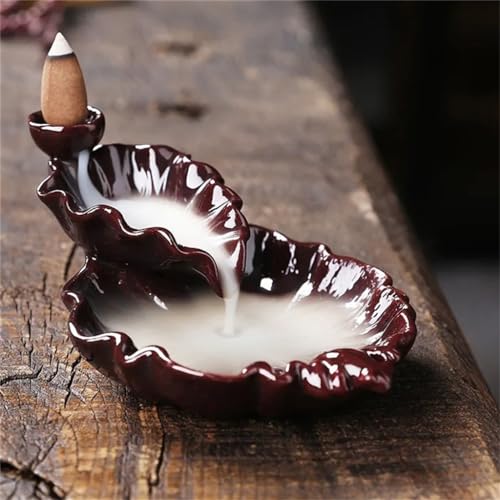 Brûleur d'encens cascade céramique idée cadeau originale déco maison