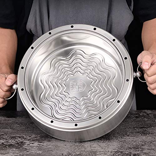 Marmite à soupe à vapeur 3 couches 30 cm en acier renforcé - 5