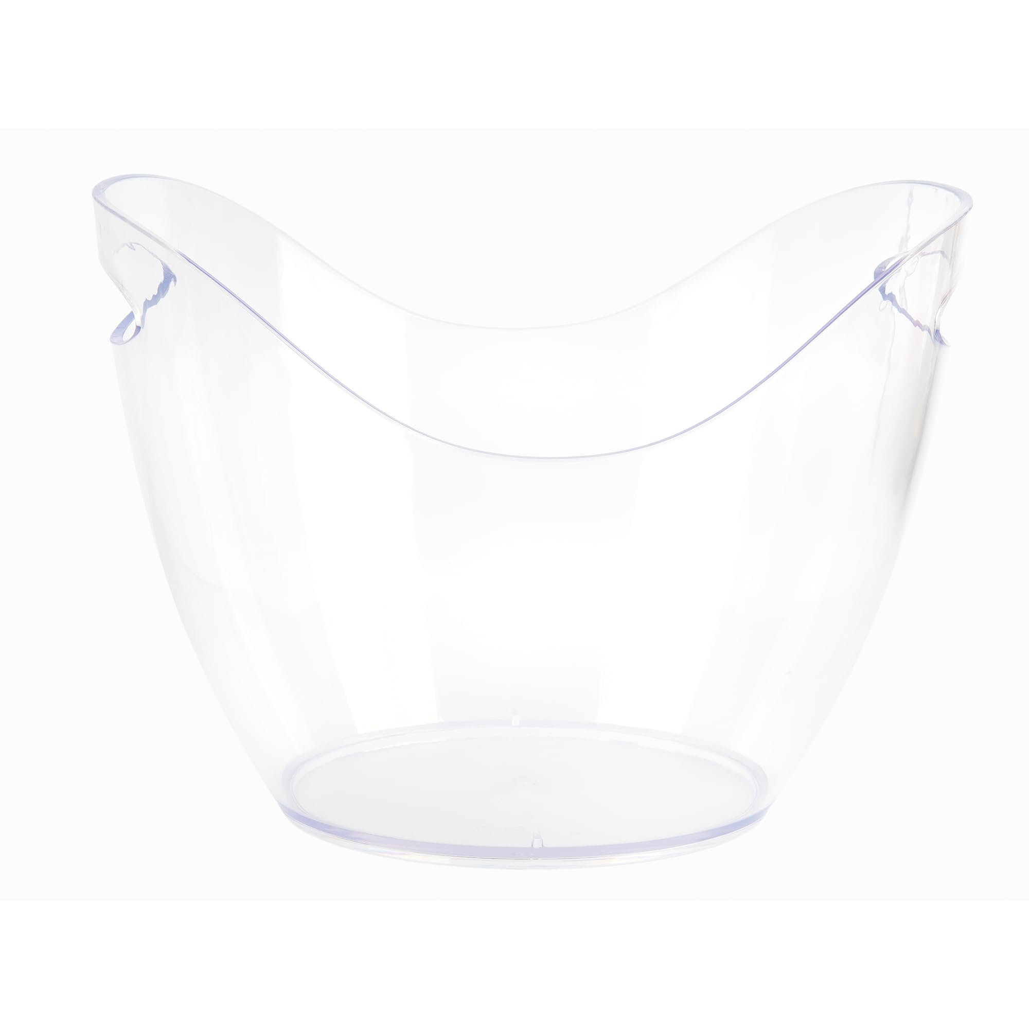 Cofan Cubitera Transparente de 8 litros | Poliestireno Resistente | para Enfriar Bebidas | Ideal para Eventos, el hogar y hostelería
