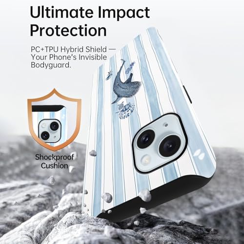 Coque iPhone 15 baleine rigide et fine haute résistance compatible MagSafe - 3