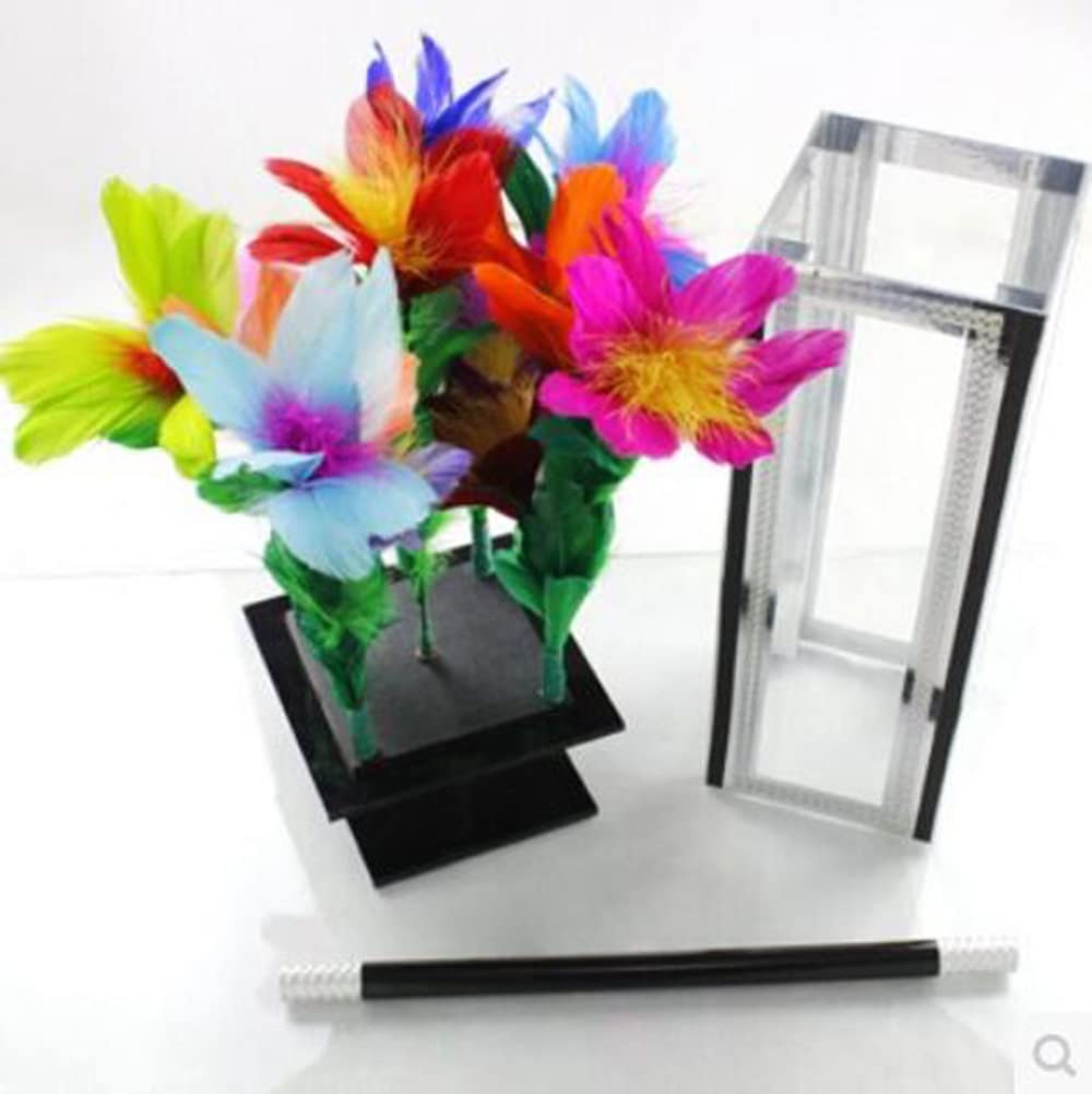 Crystal Botania Boîte de pureté pour faire des tours de magie Impossible Fleur magique apparaissant dans un tube vide Illusions de scène Accessoires Mentalisme Gimmicks