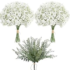 18pcs Flower & 12pcs Eucalyptus Stem