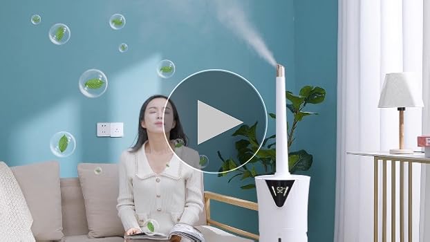 最新版 加湿器　大容量17L Amazon.co.jp: 加湿器 大容量 17L 【加熱ミスト&湿度設定