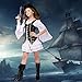 Kid's Girl Pirate Halloween Cosplay Costume (7-9Y)
