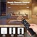 LED Floor Lamp – 36W Super Bright Standing Lamp with Remote & Touch Control, 350° Adjustable Head, Stepless Dimming & Color Temperature (3000K–6000K), Eye-Caring Light for Living Room, Bedroom, Office