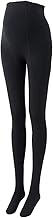 Inujirushi Honpo PS6531T Maternity Warm Fleece Lined Tights, 160 Denier, Black