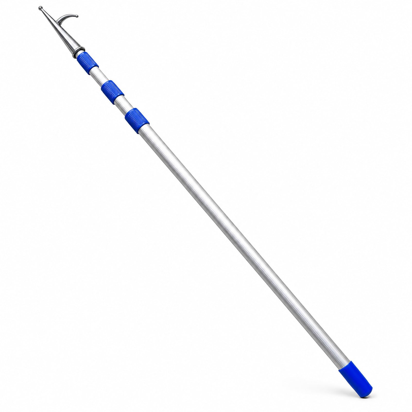 Mezzos Marinaio Telescopico Nautico,Mezzos Marinaio Telescopico,Mezzos Marinaio Telescopico Asta per Gancio,Pratico da Riporre,Lightweight,per Operazioni di Ormeggio