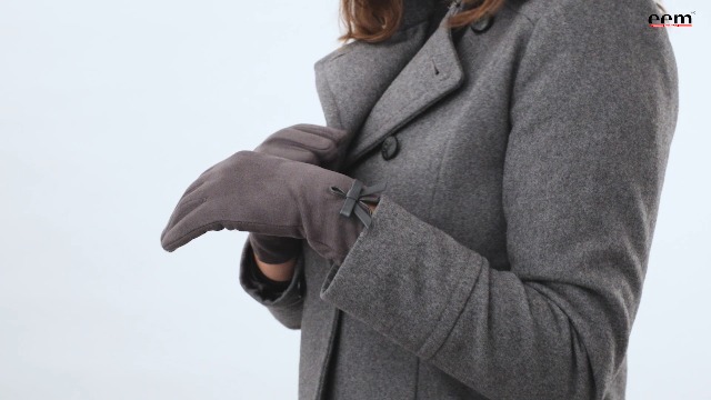 handschuhe vegan damen EEM Damenhandschuhe 100% vegan, elastisches weiches Jerseymaterial, gefüttert mit kuscheligem Teddyfleece, anthrazit onesize Fashion witchy accessories KED - Companion - Größe:M (52 – 58 cm) Eine Produkt, das sich