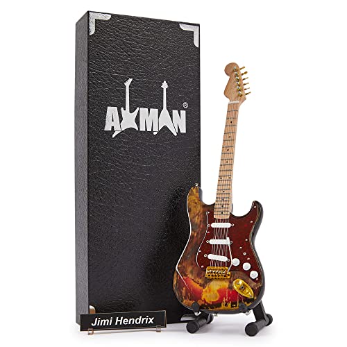 Réplique de la Jimi Hendrix – Reproduction miniature de guitare - Les Beatles, Paul McCartney, John Lennon, RIngo Starr, George Harrison Réplique de la Jimi Hendrix - Reproduction miniature de guitare