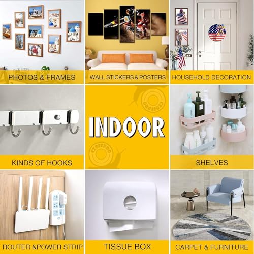 Eclet Nano Double Sided Tape, Multipurpose Super Sticky Gel Grip Mounting Tape, Washable, Reusable, No Residue, for Home & Office, 2mm Thick, 1.2 Inch Wide, Transparent (3 mtrs) (Image - 5)