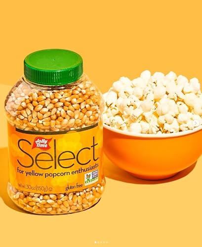 Jolly Time Popcorn Kernels, Gourmet Popping Corn for Air Popper Machine or Stovetop, Select Yellow Pop Corn, 60 Ounce Jug (Pack of 1) - Thumbnail 3