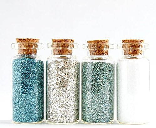 Miniatura 5 de Nakpunar 8 frascos de especias de vidrio con corcho - 6 oz