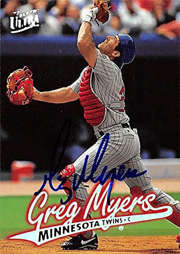 Autograph Warehouse 270140 Greg Myers Autographed Baseball Card - Minnesota Twins44; FT 1997 Fleer Ultra - No. 91