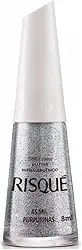 Esmalte Efeitos Mil Purpurinas, Risqué, 8 Ml