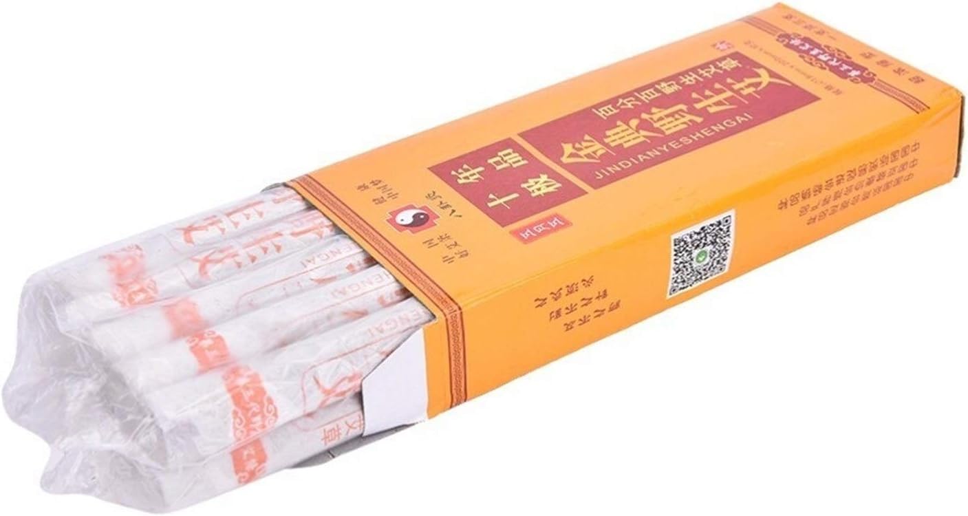 Argentyńskiej Szkoły Świętej, Moxibustion Sticks o niskiej zawartości dymu, opakowanie 10 naturalnych sztyftów moxa do łagodzenia bólu