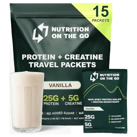 Whey Protein Isolate with Creatine Packets