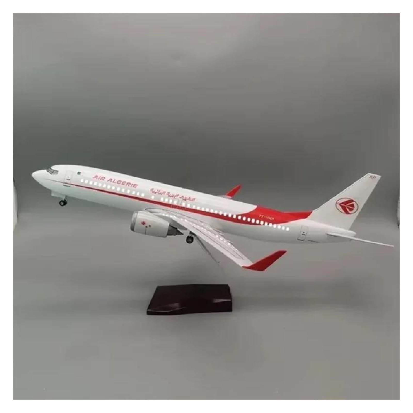 Jouet d'avion en métal moulé sous Pression de 47 cm pour modèle A330 Algérie avec modèle d'avion en résine, Roues métalliques, décoration de Jouet d'avion pour Collection et Affichage