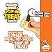 Nylabone Power Chew Knuckle Bone & Pop-In Treat Toy Combo Knuckle Chicken Medium/Wolf (1 Count)