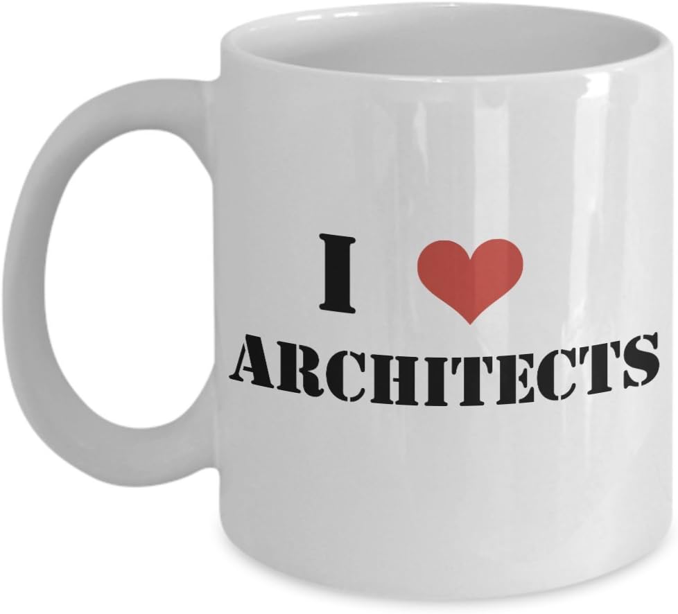 Architecture Coffee MugArchitect GiftsI Heart Architects
