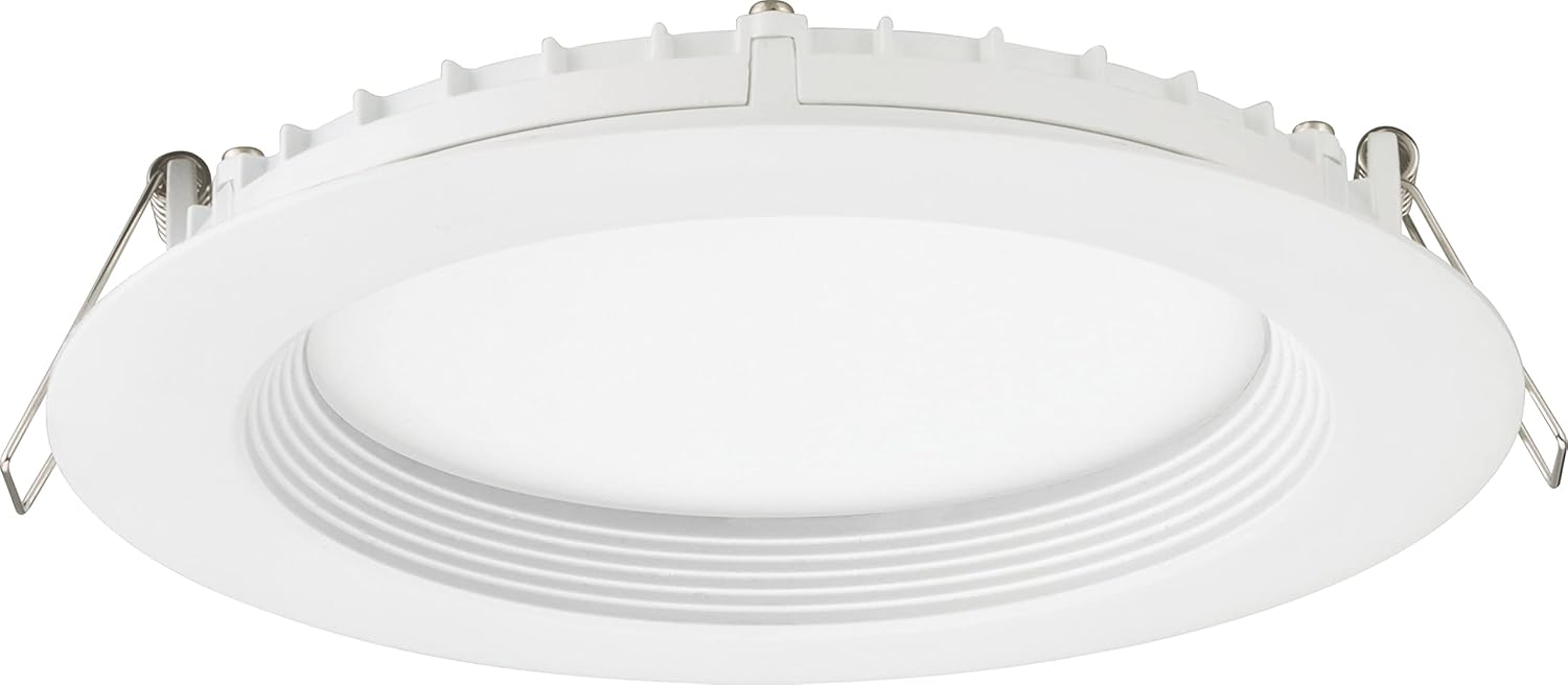 Wafer 6" Slim LED Downlight in Matte White for Indoor/Outdoor Use