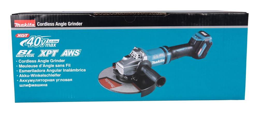 Amoladora BL 40Vmax XGT 230mm Palanca AFT/AWS marca Makita