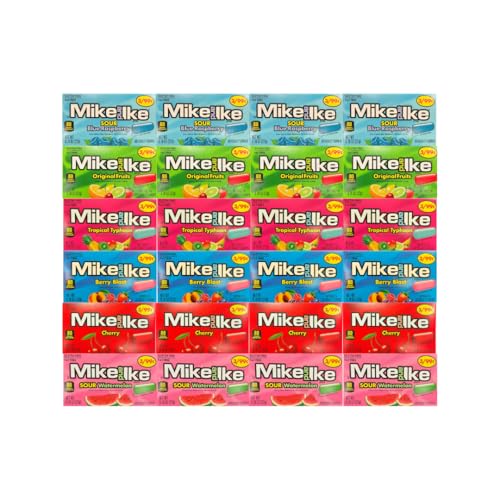 Variety Pack Mike and Ike Candy 24 Pack, 0.78 Oz Each miniatura 2