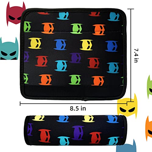 Image of Seat Belt Cover for Kids, Seat Belt Pad for Boys Girls, Car Seat Straps Shoulder Pads for Kids, Kid's Seat Belt Cushion, Shoulder Strap Pad, 1 Piece （MASK）