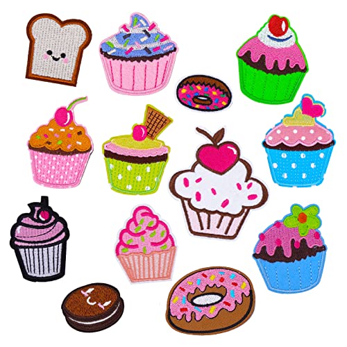 13 Stück Patches Flicken - Geist, Katze, Schädel Aufbügel-Set