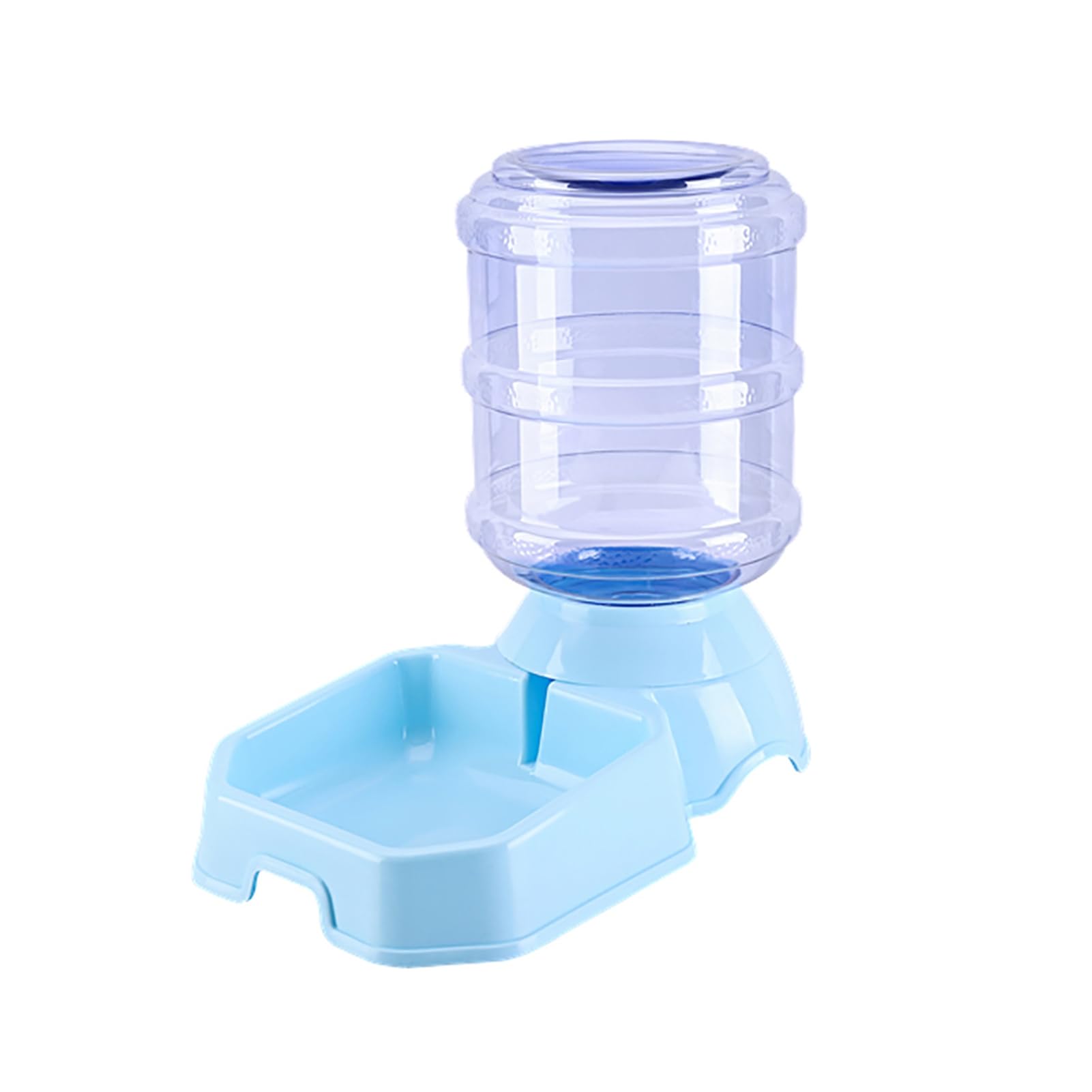 ulafbwur PP 3.8L Automatic Pet Feeder Dog Cat Drinking Bowl Large Capacity Water Food Holder