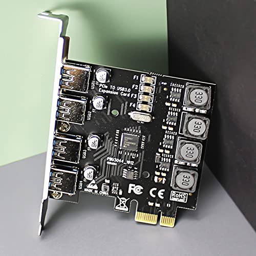 GLOTRENDS Scheda adattatore PCIe a 4 porte USB-A