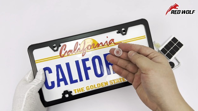 Amazon.com: RED WOLF License Plate Bracket Holder with Stainless
