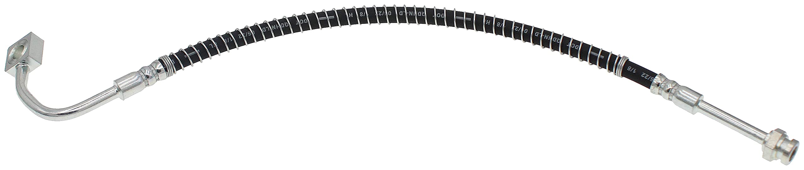 BRAKE HOSE - Brake Hydraulic Hose - Brake Line - Brake Hose - This automotive brake hydraulic hose was precision-engineered to match the fit, function and performance of the original brake hose on specific vehicles and positions to ensure safe, long-lasting durability as part of a complete brake repair. - Kia Sportage 2002-95 - Dorman H620024 Front Passenger Side Brake Hydraulic Hose Compatible with Select Kia Models