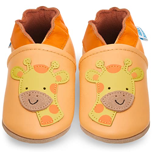 Juicy Bumbles - Weicher Leder Lauflernschuhe Krabbelschuhe Babyhausschuhe...