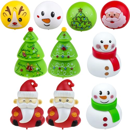 SSKHE 10 Pack Pull Back Car Toys,Christmas Pull-Back Cars,Mini Racing Vehicles,Car Toy Xmas Gift for Kids Boys Girls