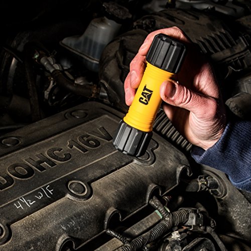 Cat Ctrack 200 Lumen High Power Led Flashlight With Weather Resistant Power Switch Cover(Black/Yellow) #TOP5