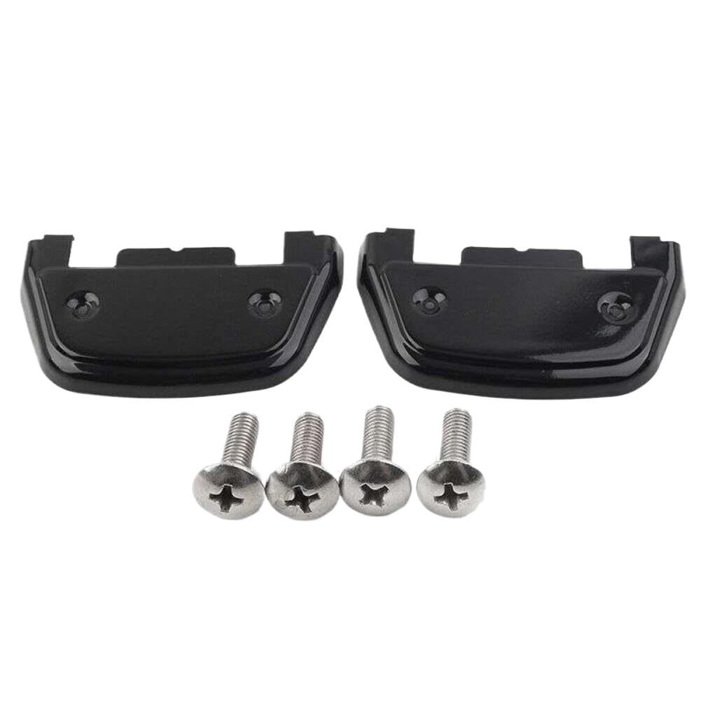 Cubiertas para estribo de pasajero de motocicleta, compatibles con Electra Street Road Ultra Softail, tapa de pie en forma de D