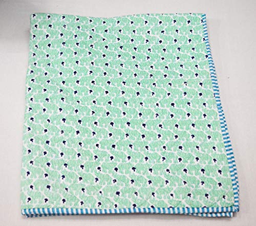 Miniatura 3 de Colcha india para bebé, hecha a mano, manta de tela de algodón, manta de decoración étnica