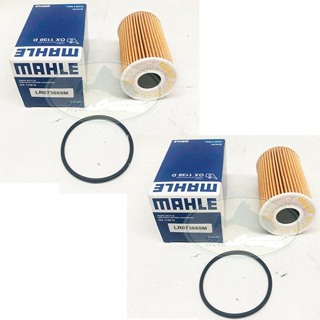 OIL FILTER SET x2 EVOQUE RR SPORT RANGE DISCOVERY SPORT 2.0L LR073669 MAHL3